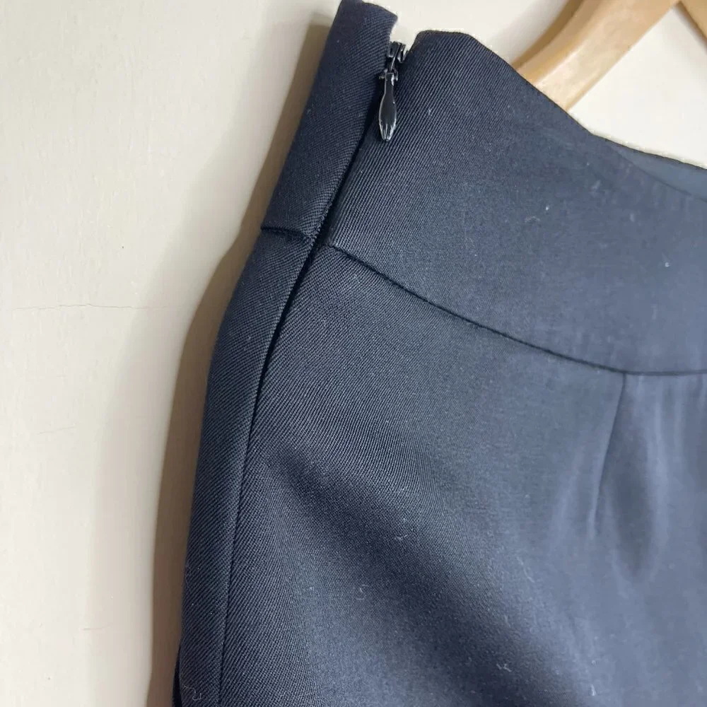 J.crew black 100% WOOL pencil skirt